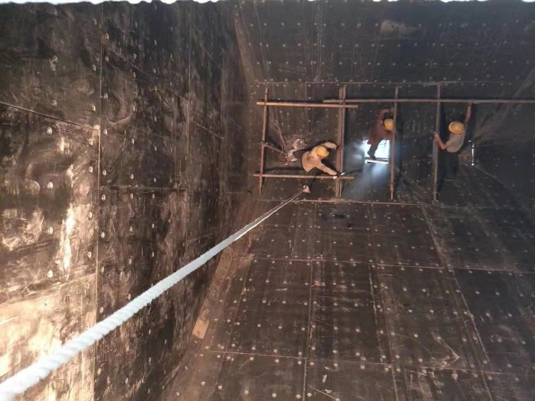 煤倉(cāng)襯板工程案例